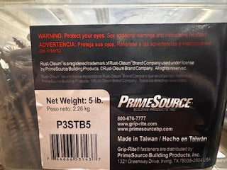 5LB 3" x 9 EXTERIOR SCREWS